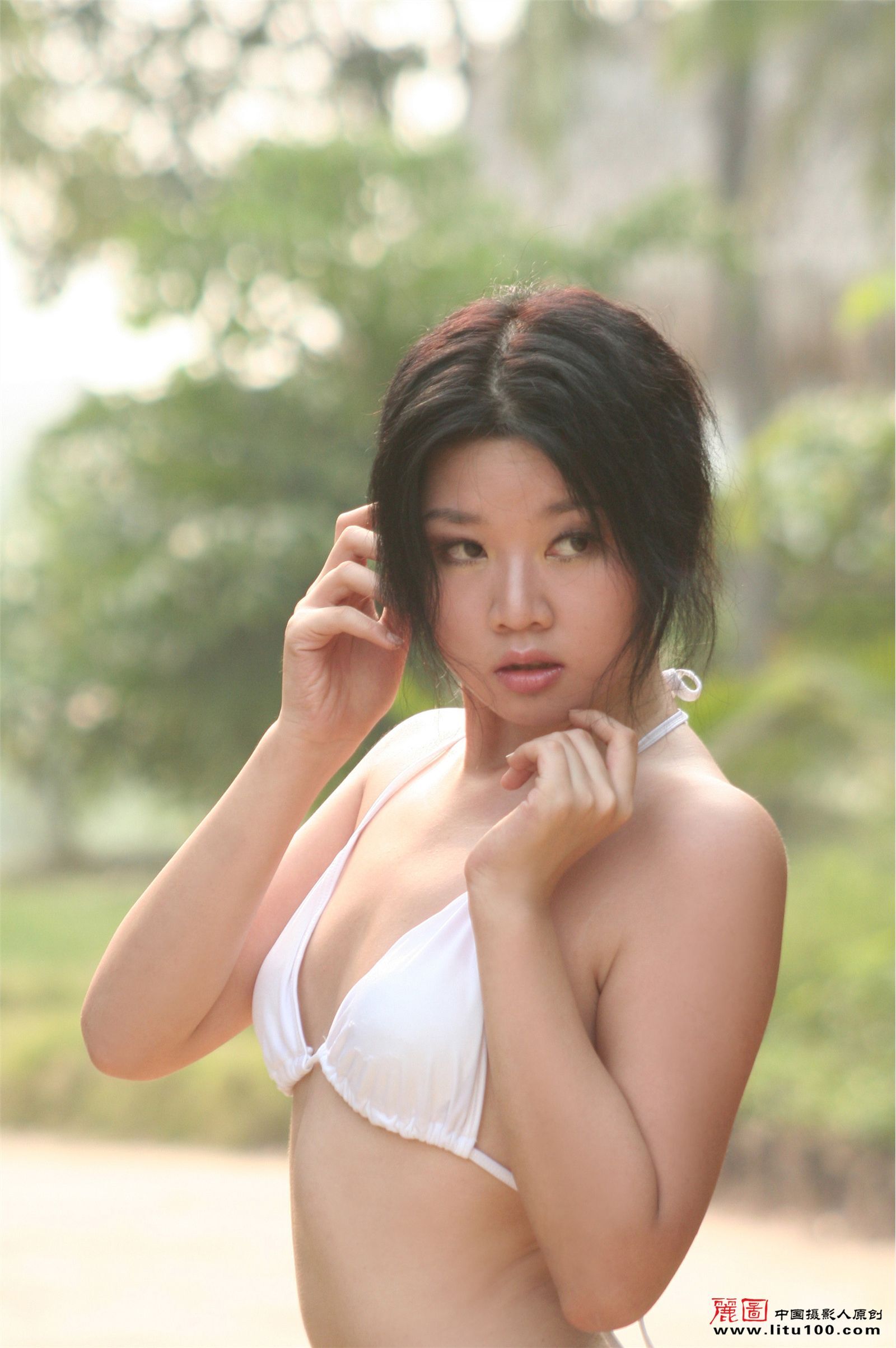 丽图100 2012.3.10 圓圓-4 国产模特美女图片